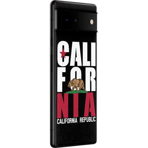 California Black Block Google Pixel 6 Pro Skin